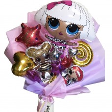 Букет із кульок Велика Лол